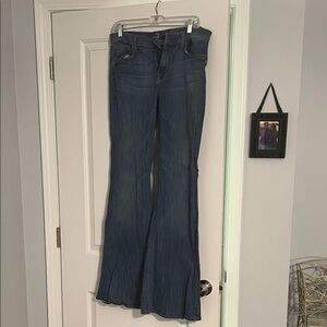 7 For All Mankind Dark Blue bell bottom Jeans